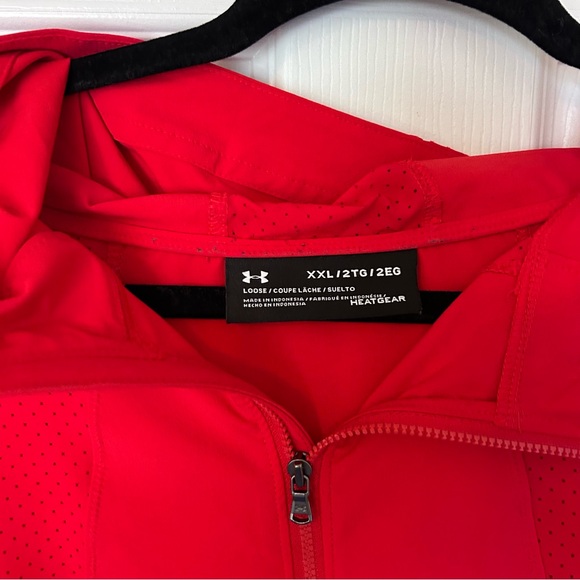 ❤️MAKE OFFER❤️Under Armour Lightweight Loose Heatgear Hoodie Pullover Jacket XXL - Picture 8 of 9